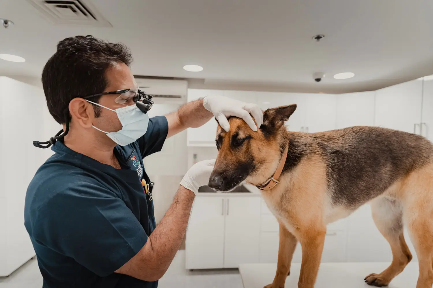 Eye surgery and checkup